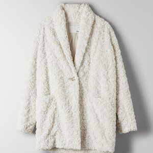 COPY - Aritzia Wilfred Free Plush Jacket - Beige